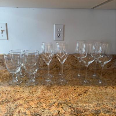 388 Set of 8 Riedel Stemware and 4 Icetea Glasses