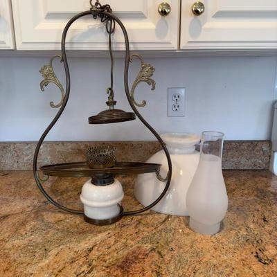 389 Antique Hanging Lamp