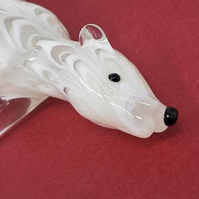 Fitz And Floyd Glass Polar Bear