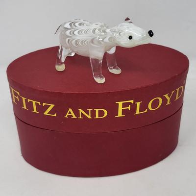 Fitz And Floyd Glass Polar Bear
