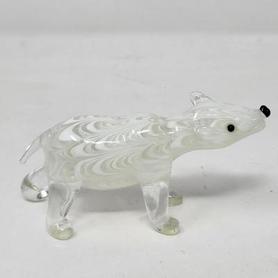 Fitz And Floyd Glass Polar Bear