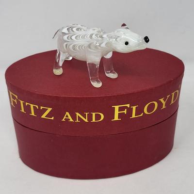 Fitz And Floyd Glass Polar Bear