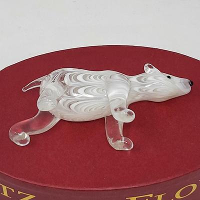 Fitz And Floyd Glass Polar Bear