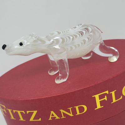 Fitz And Floyd Glass Polar Bear