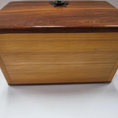 Small Cedar Treasure Box 10" x 6"