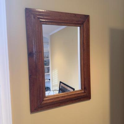 396 Antique Pine Wall Mirror