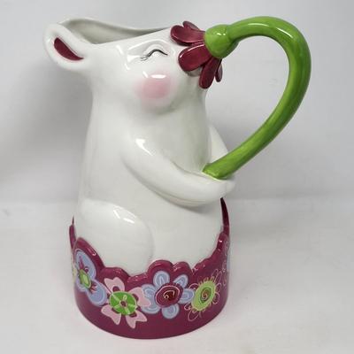 Department 56 Bunny Pitcher