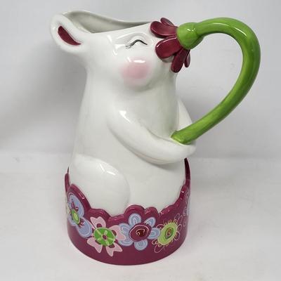 Department 56 Bunny Pitcher