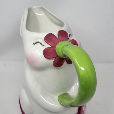 Department 56 Bunny Pitcher