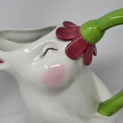 Department 56 Bunny Pitcher