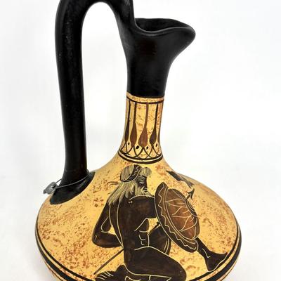 Vintage Greek Handmade Terra-Cotta Vases