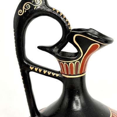 Vintage Greek Handmade Terra-Cotta Vases
