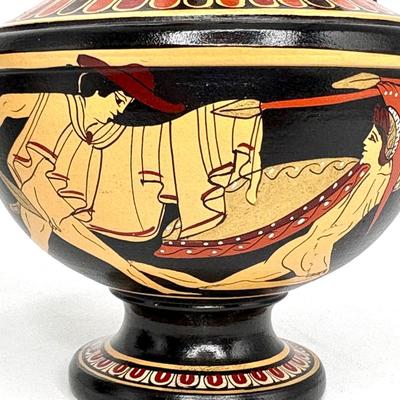 Vintage Greek Handmade Terra-Cotta Vases