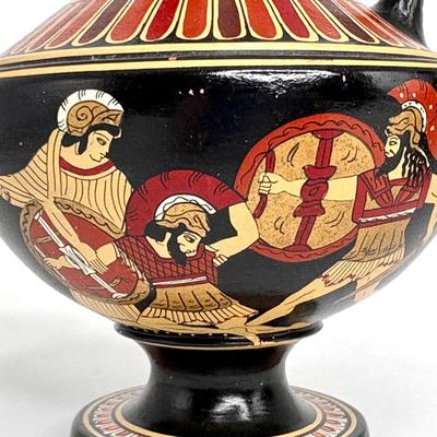 Vintage Greek Handmade Terra-Cotta Vases