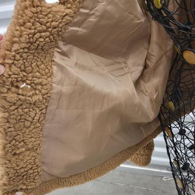LuLaRoe Sherpa Fleece Button Down Jacket Size L