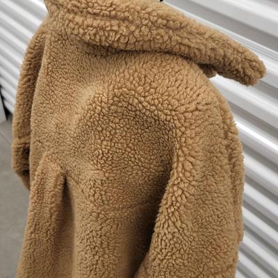LuLaRoe Sherpa Fleece Button Down Jacket Size L