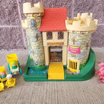 1970's Fisher-Price Castle & Extras