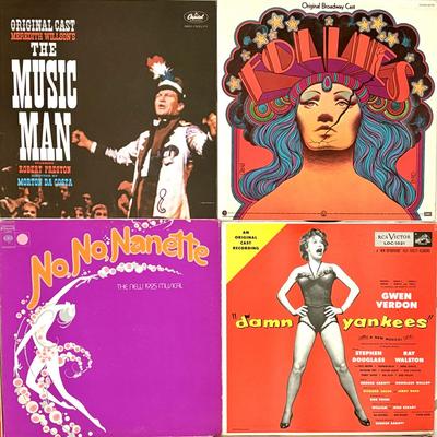 Lot of 19 Vintage Broadway Musical Records - Annie, Bye Bye Birdie, Peter Pan, West Side Story, and more!