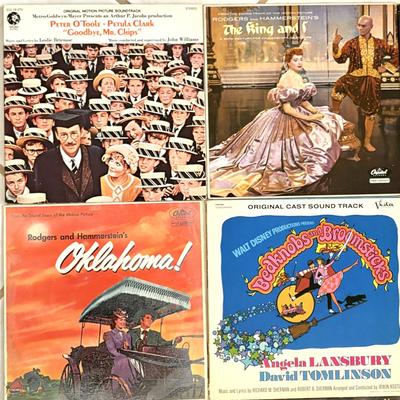 Lot of 10 Vintage Original Soundtrack Records - Oklahoma, The King and I, and more!