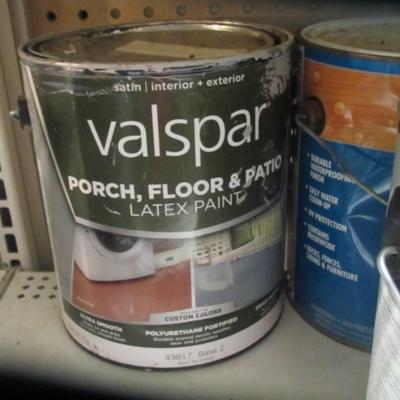 Assortment Of Paints & Stains