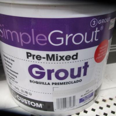 Simple Grout Pre Mixed Alabaster Gallon