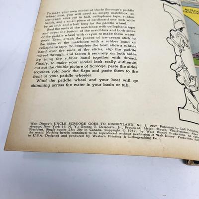 Vintage Walt Disney Comic Books
