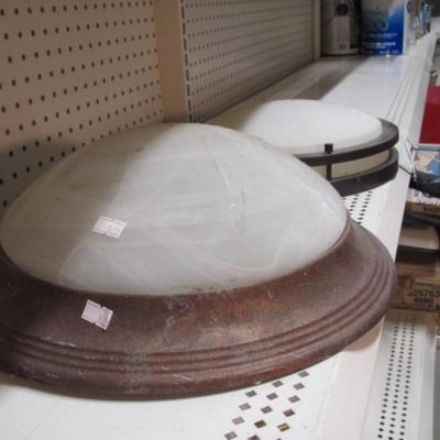 Metal & Glass Ceiling Lights