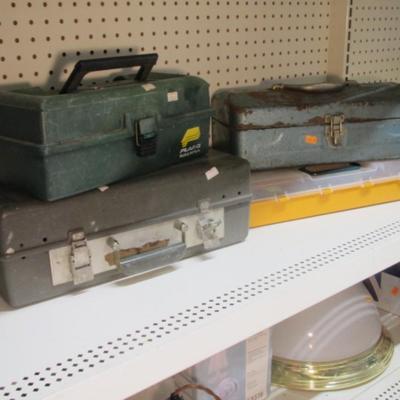 Vintage Used Tackle Boxes
