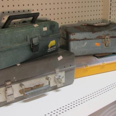 Vintage Used Tackle Boxes