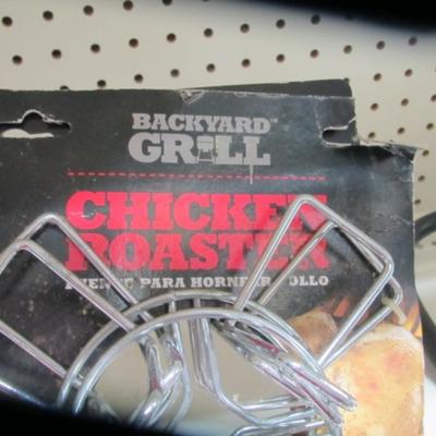 Gas Line Regulator & Chicken Roaster