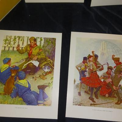 SCOUTING THROUGH THE EYES OF NORMAN ROCKWELL (10 PRINTS)