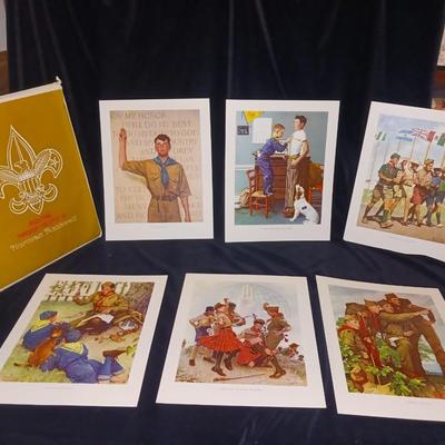 SCOUTING THROUGH THE EYES OF NORMAN ROCKWELL (10 PRINTS)