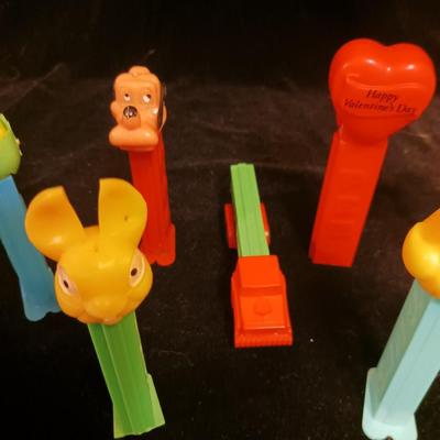 A COLLECTION OF PEZ DISPENSERS