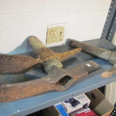 Vintage Pick Axe Heads
