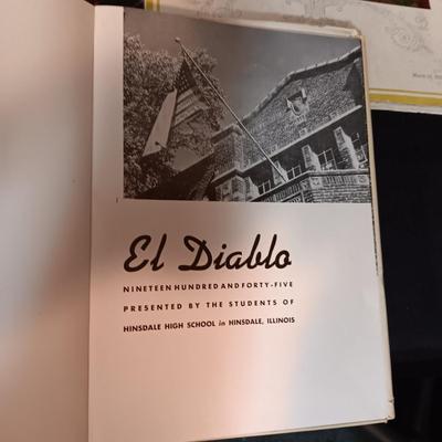 OLD MAGAZINES, GERMAN PAPER AND 1945 YEARBOOK