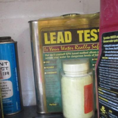 Cleaning Supplies Vintage Oil Cans Lead Test Drain Cleaner Bearing Oil