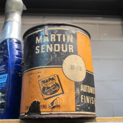 Cleaning Supplies Vintage Oil Cans Lead Test Drain Cleaner Bearing Oil
