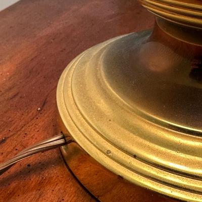 Two Lamps Gold Toned