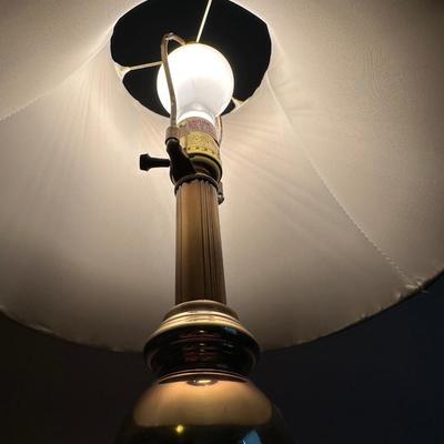 Two Lamps Gold Toned