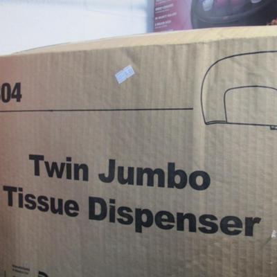 Twin Jumbo Tissue Dispenser