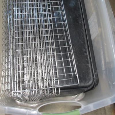 12+ 26" Krispy Kreme Metal Basket With Tray