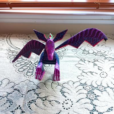ALEBRIJE HAND CARVED AND PAINTED OAXACAN PEGASUS