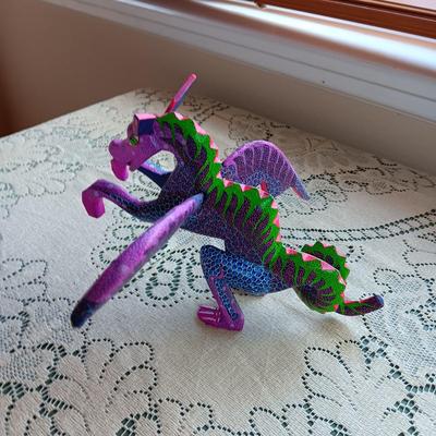 ALEBRIJE HAND CARVED AND PAINTED OAXACAN PEGASUS