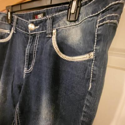 Red Rivet Women's Size 14 Blue Jeans Embellished