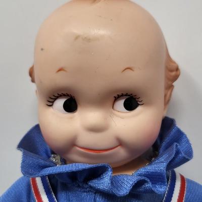 Vintage Kewpie Ice Skating Doll 11.5"