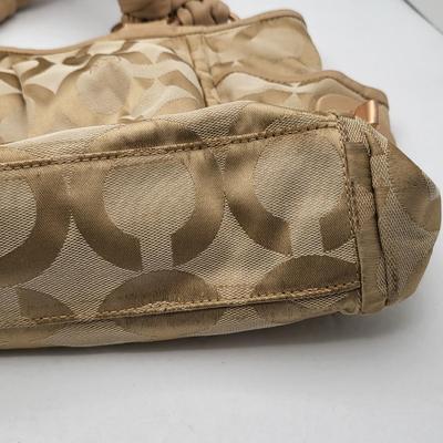 Coach Parker Tan Signaure Shoulder Bag