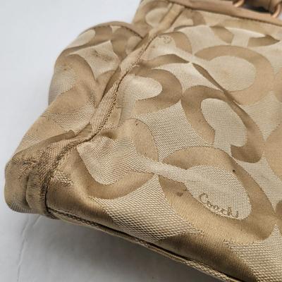 Coach Parker Tan Signaure Shoulder Bag