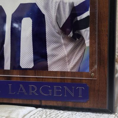 Vintage Steve Largent Photo Plaque