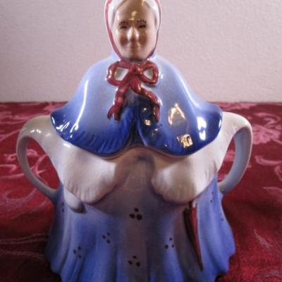 Vintage Tony Wood Little Old Lady tea set