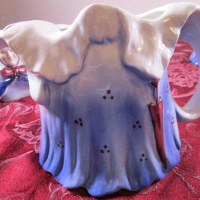 Vintage Tony Wood Little Old Lady tea set